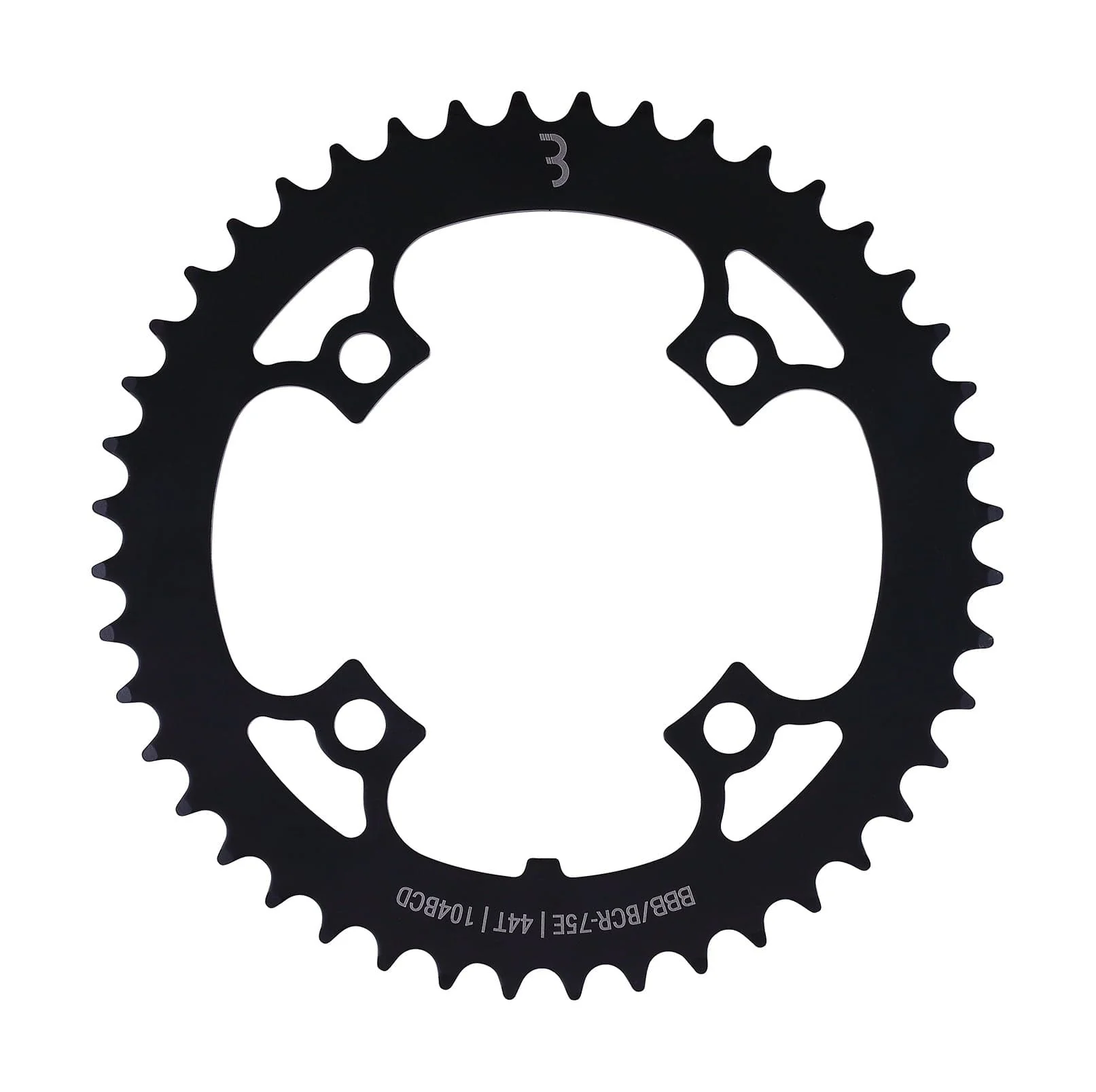 BBB BCR-75E - E-Bike Gear Chainring (104BCD , Black) - Image 4