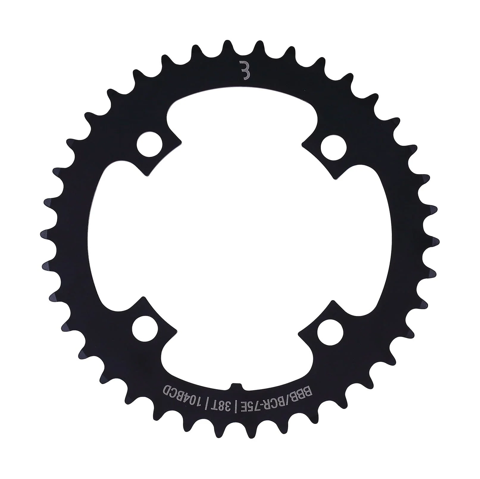 BBB BCR-75E - E-Bike Gear Chainring (104BCD , Black) - Image 5