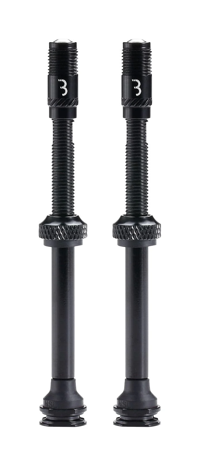 BBB BTI-166 - CoreCaps Valve & Caps 2pcs Black 80 mm