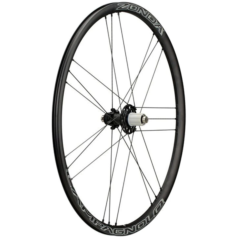 Campagnolo Zonda C17 Disc Brake Wheels - Sh11 - Black Bolt-Thru - Image 4