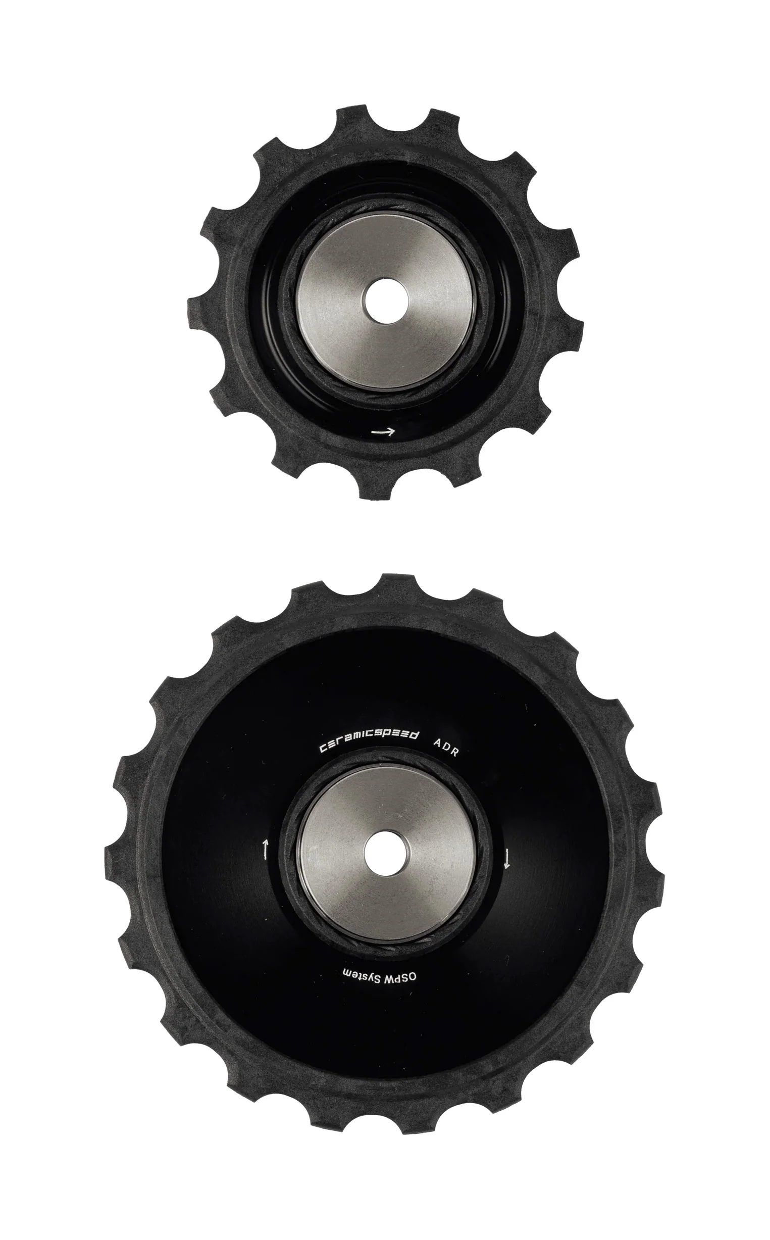 CeramicSpeed Spare OS Pulleys ALPHA Disc 13/19 Black