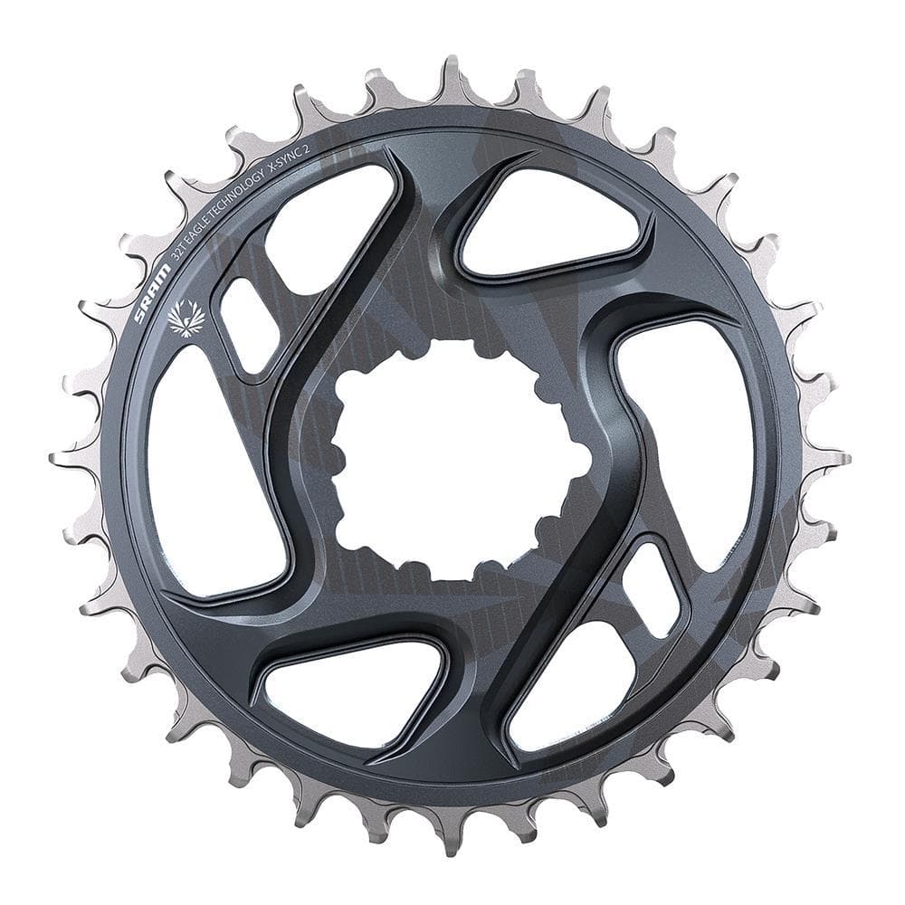 Sram Chain Ring X-Sync 2 Direct Mount 3Mm Offset Boost Eagle Cold Forged (Finish Of Gx Eagle C1 Matches Crank Arms): Lunar Grey - Image 3