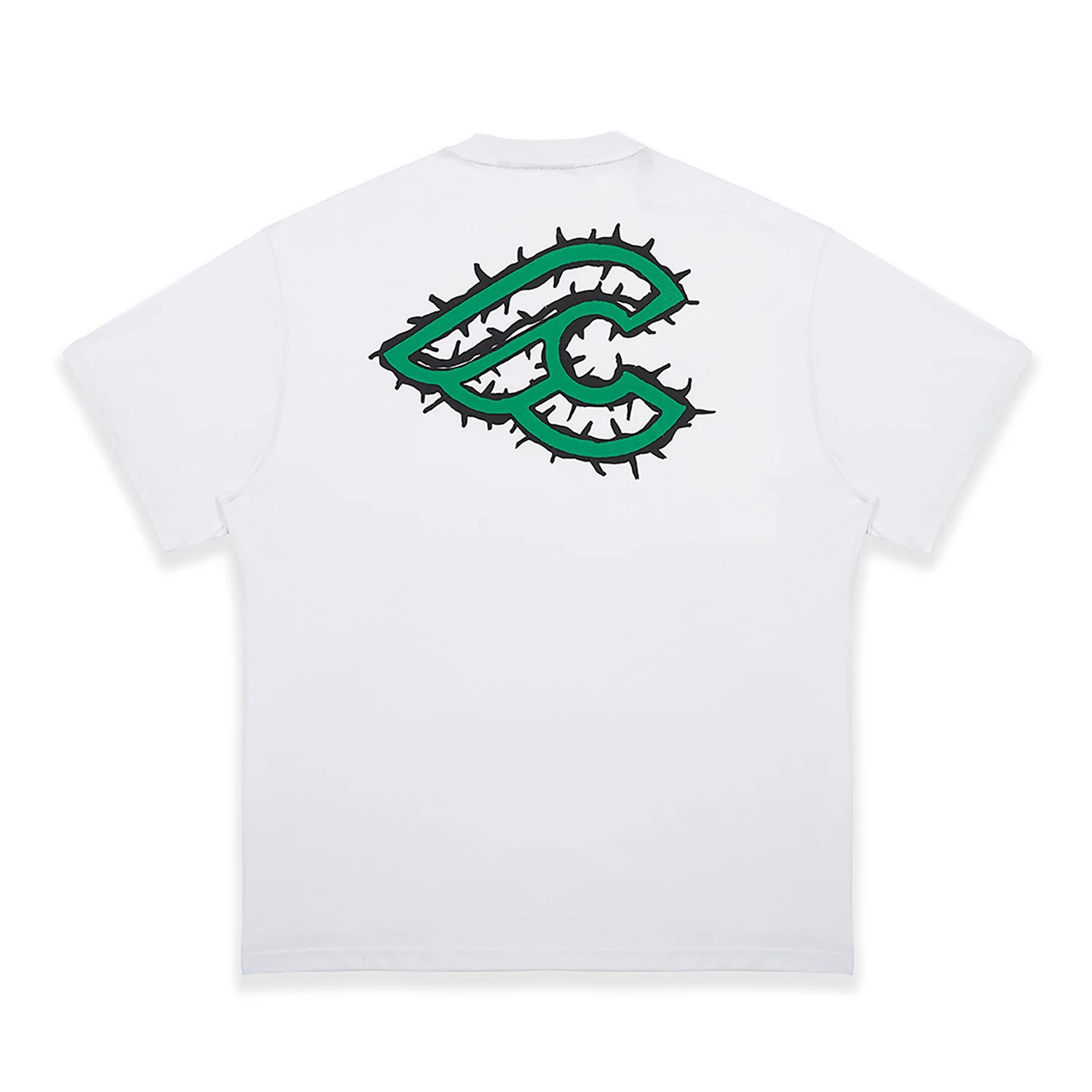 Cinelli Cactus White T-Shirt - M - White-Green - Image 2