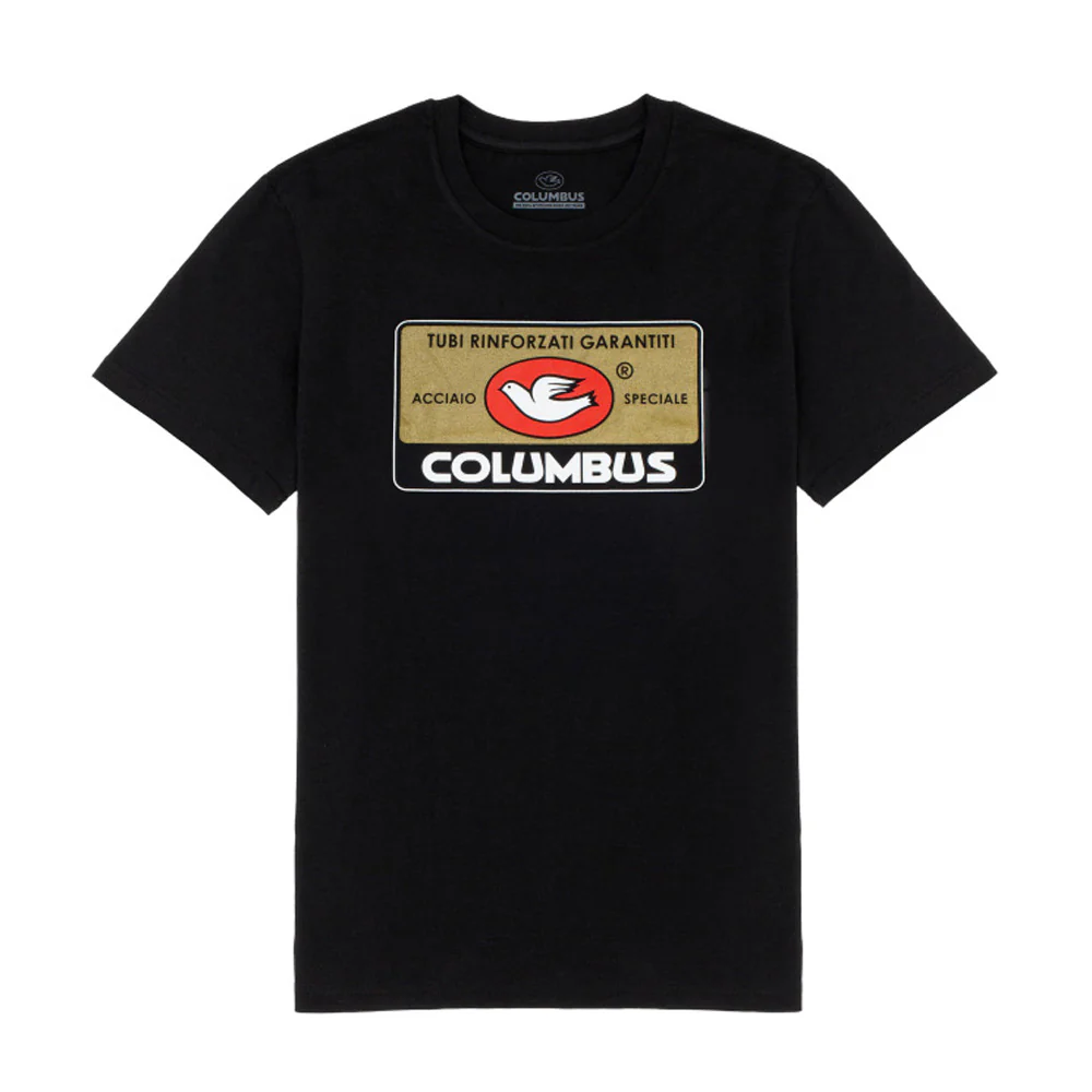 Cinelli Columbus Tag T-Shirt - XL - Black