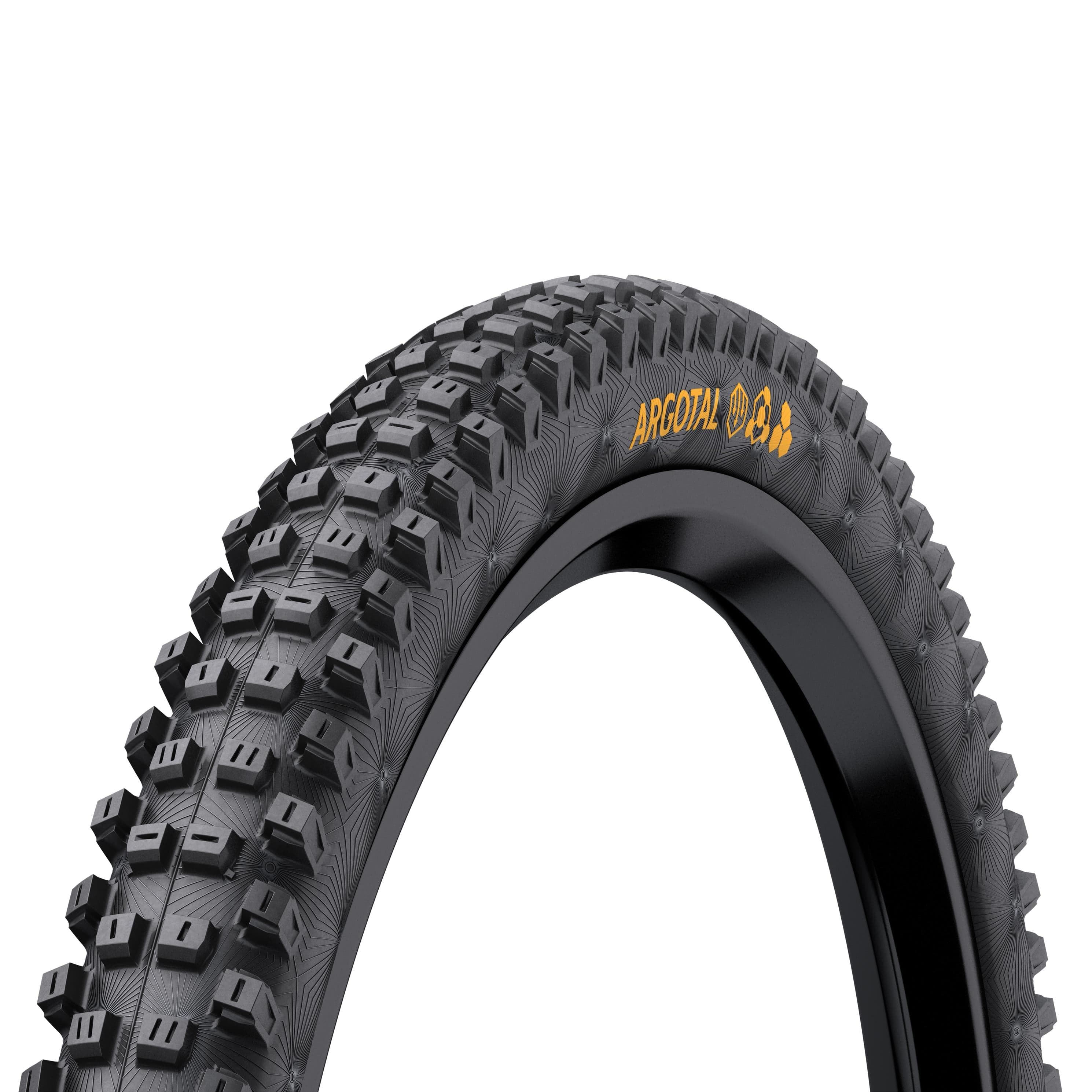 Continental Argotal Downhill Tyre - Soft Compound Foldable 2022: BLACK & BLACK - Image 2