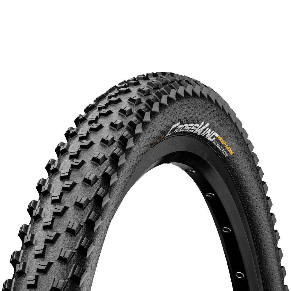 Continental Cross King ShieldWall Mountain Bike Foldable Tyre - Black/Black