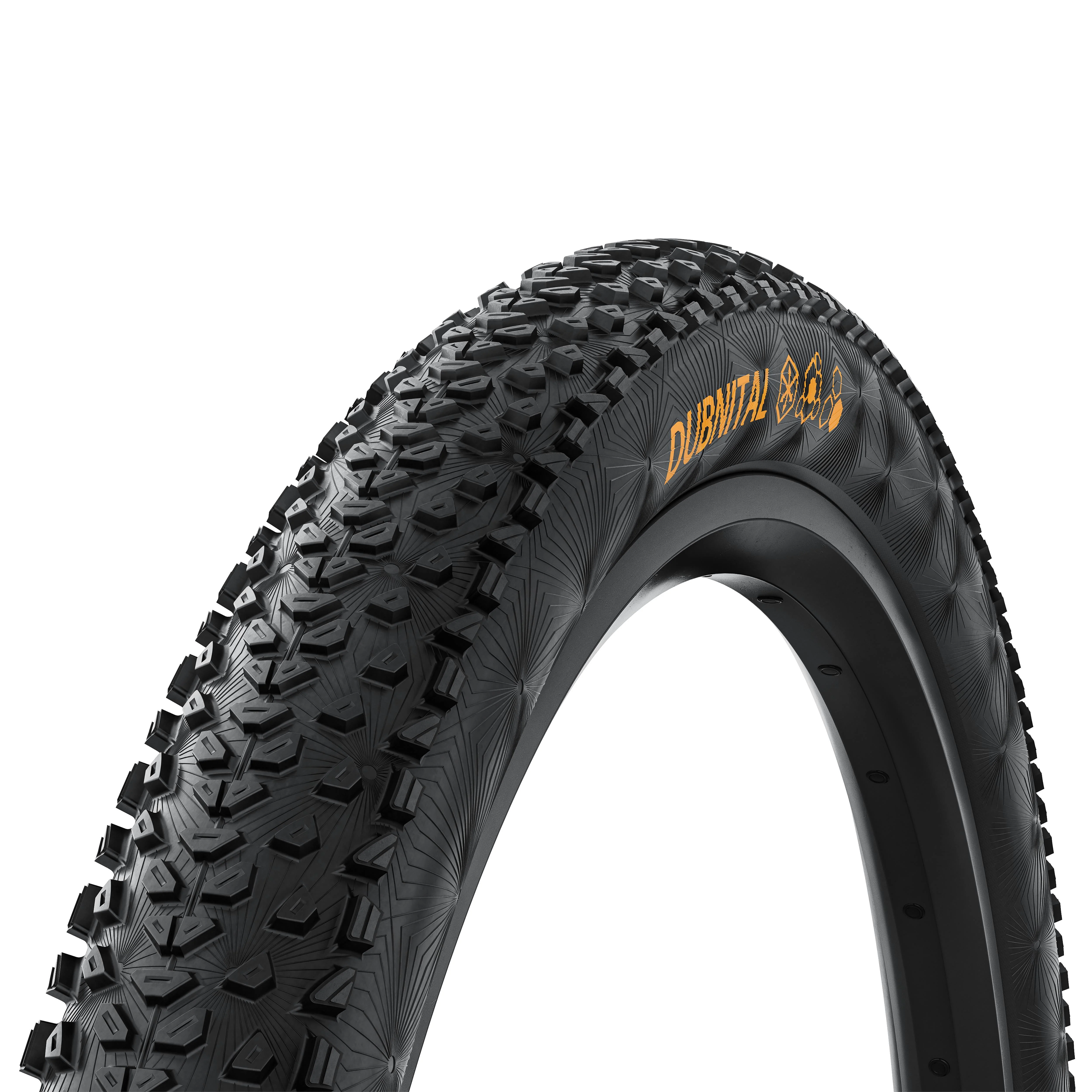Continental Dubnital Trail Rapid Foldable Tyre: BLACK/BLACK 29X2.00/700X 50C