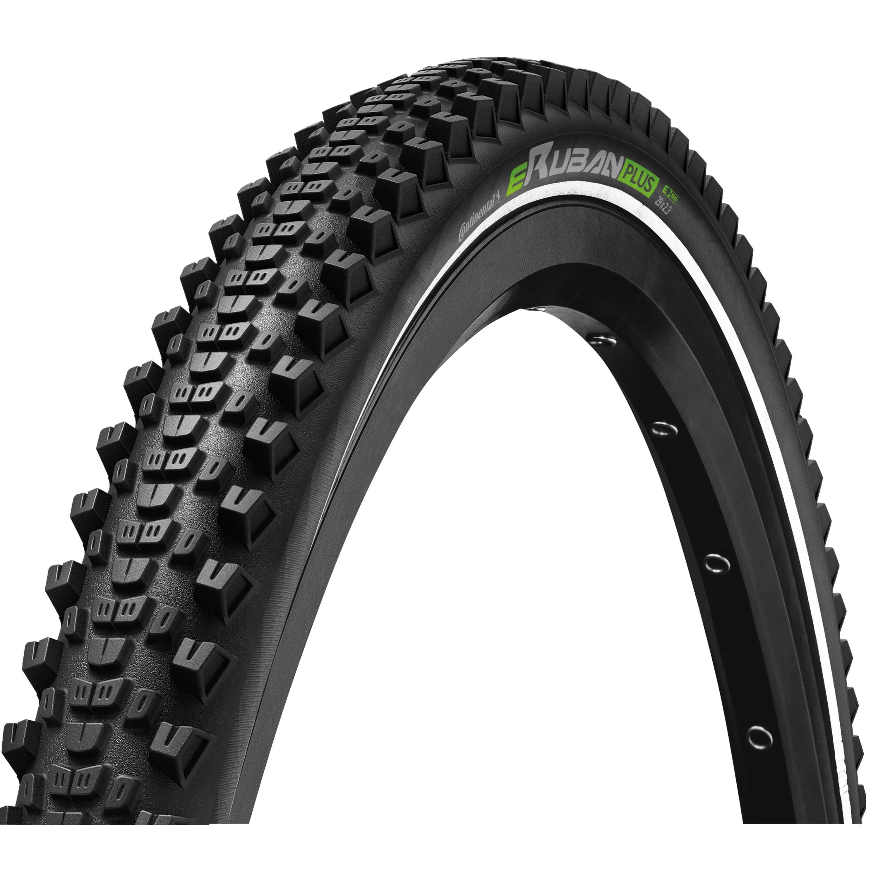 Continental eRuban Plus Tyre: BLACK/BLACK 20X2.40