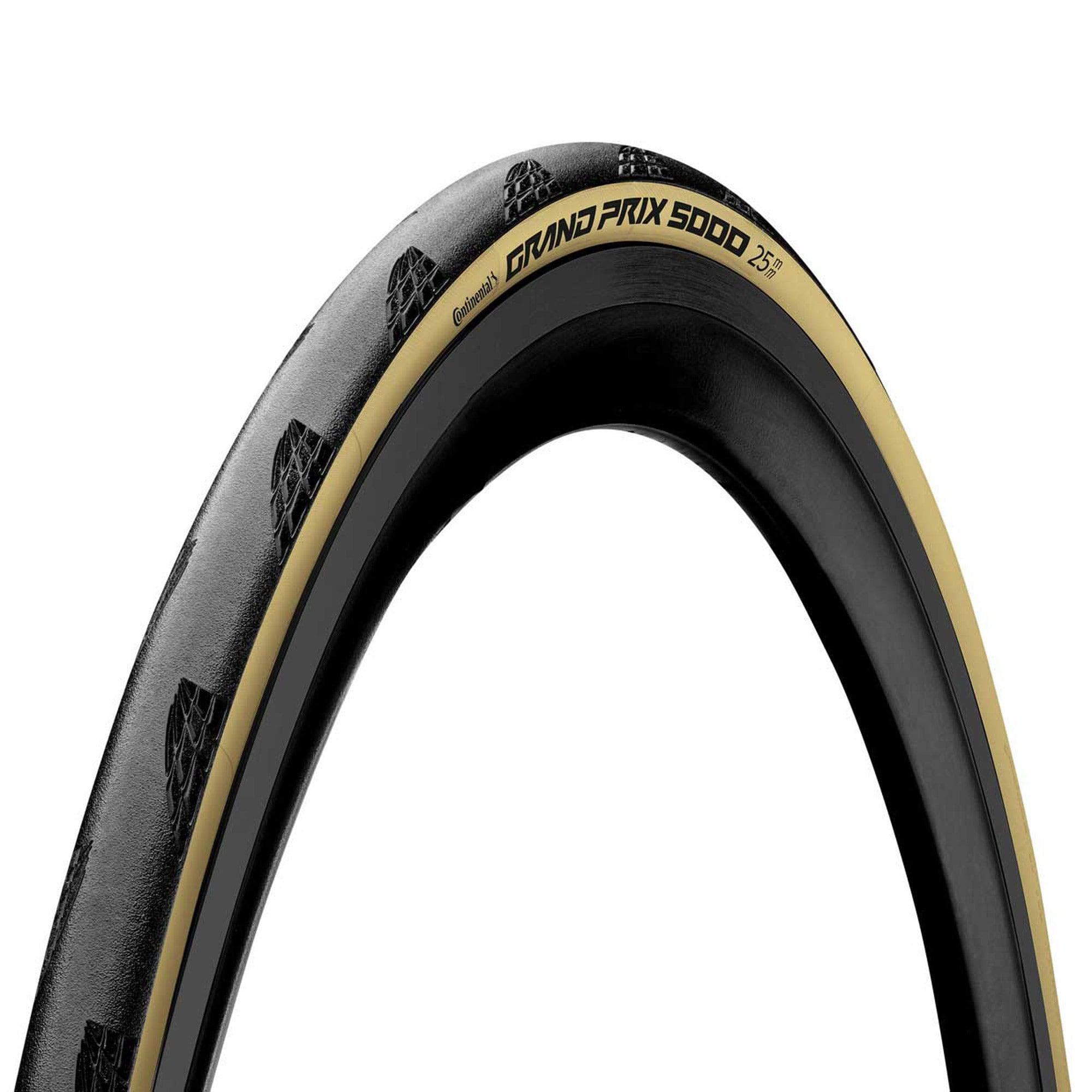 Continental Grand Prix 5000 Tyre - Foldable Blackchili Compound 2021: Black/Cream - Image 2