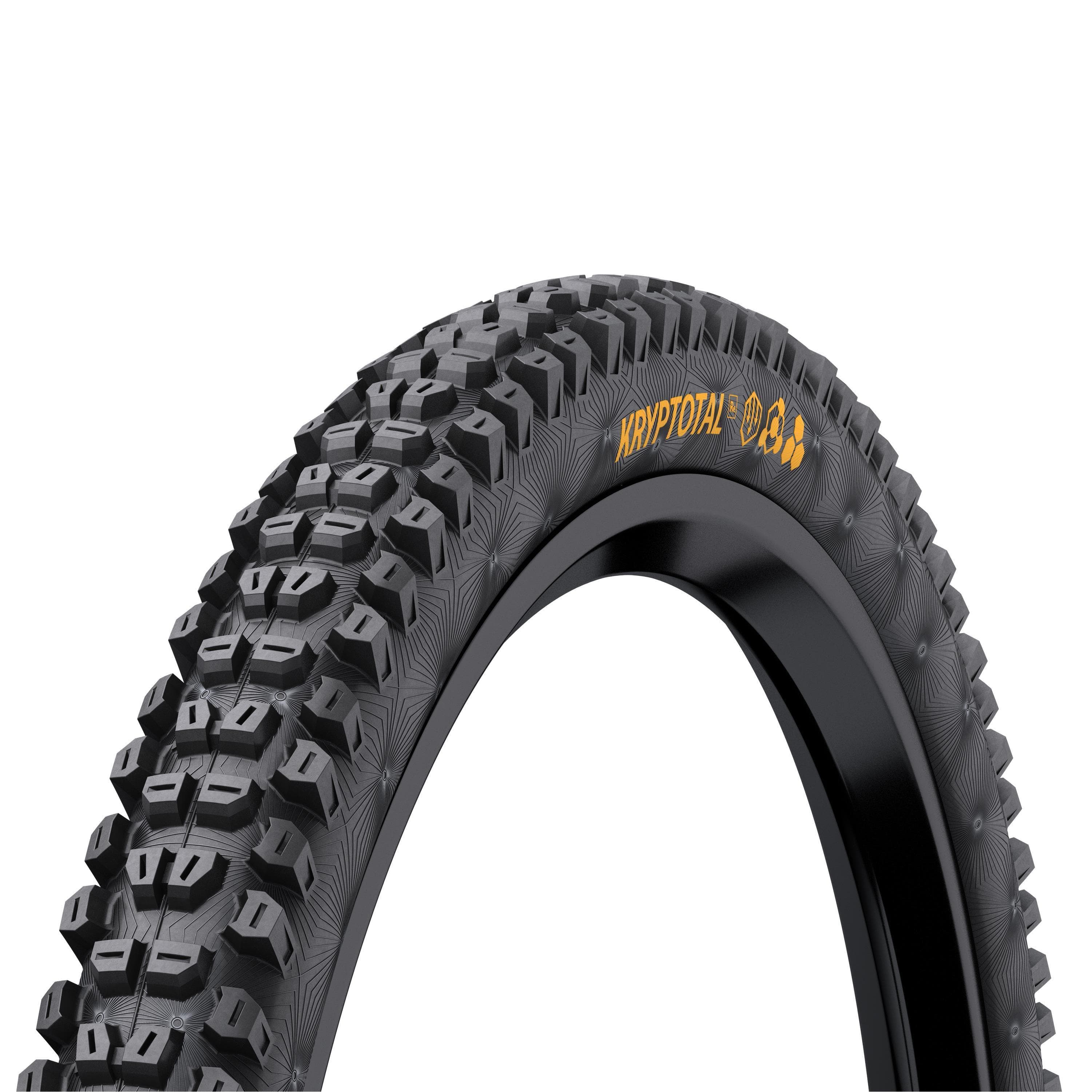 Continental Kryptotal Rear Downhill Tyre - Soft Compound Foldable 2022: Black & Black