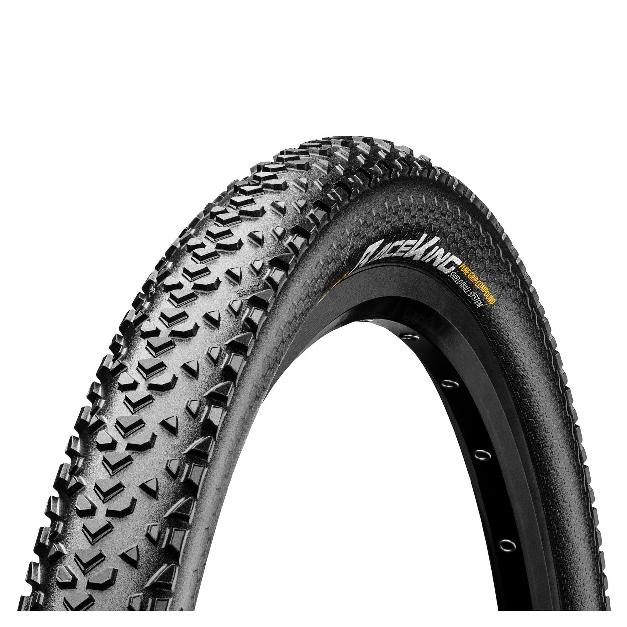 Continental Race King Shieldwall Tyre - Foldable Puregrip Compound: Black/Black - Image 7