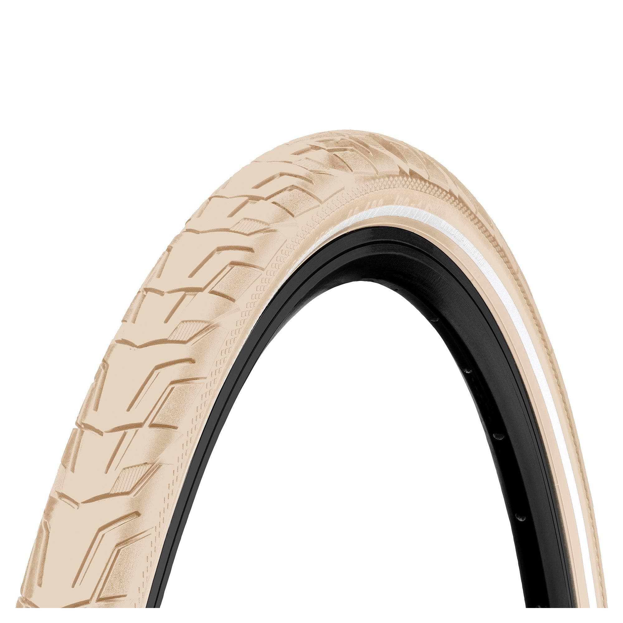 Continental Ride City Reflex Tyre - Wire Bead: Cream/Cream Reflex - Image 2