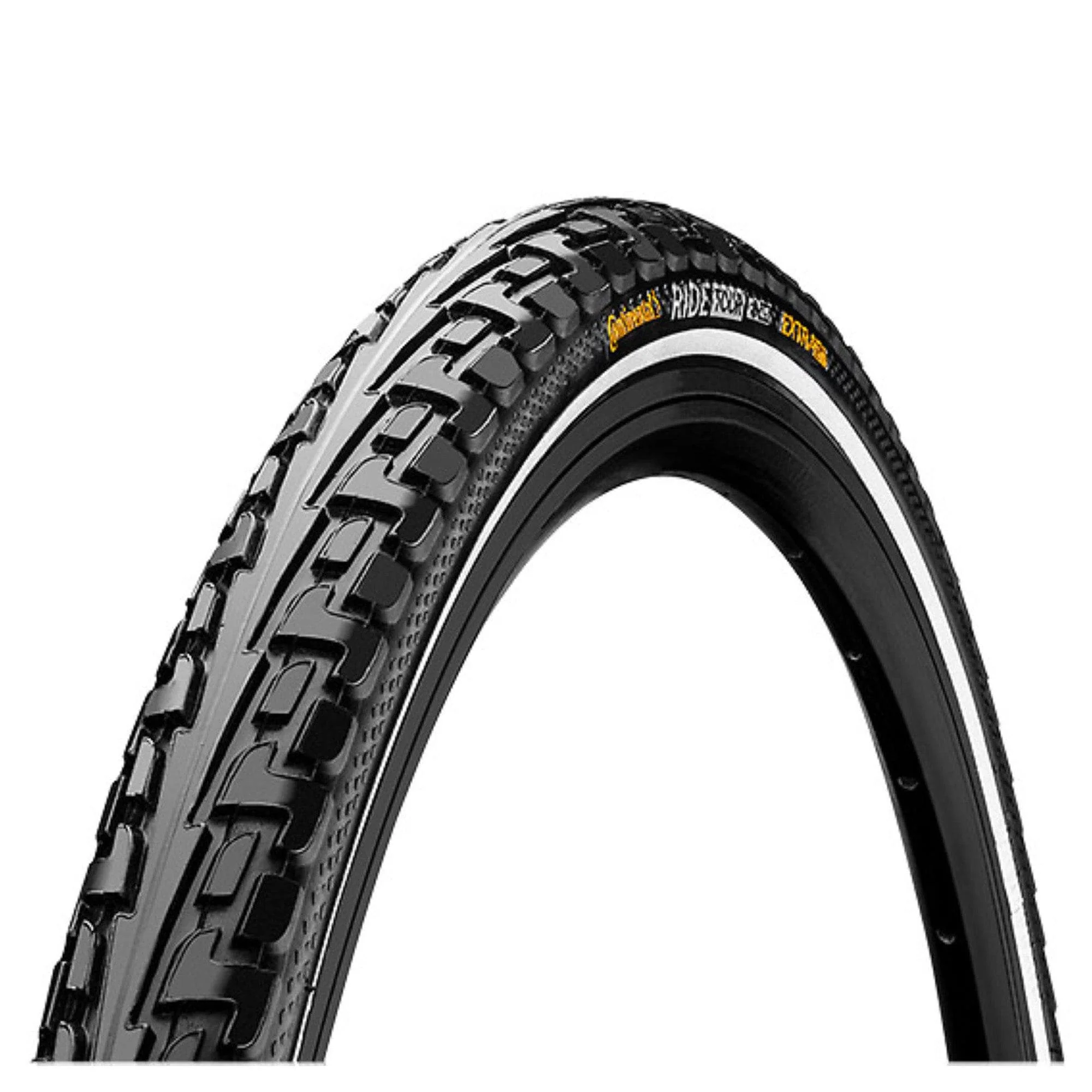 Continental Ride Tour Reflex Tyre - Wire Bead: Black/Black Reflex - Image 2