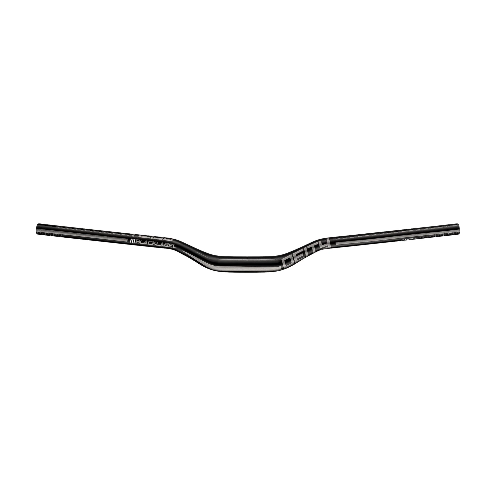 DEITY BLACKLABEL Aluminium Handlebar 31.8mm Bore, 50mm Rise: STEALTH 800MM