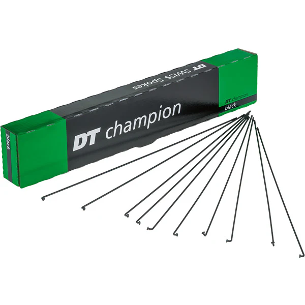 DT Swiss Champion black spokes 14g = 2mm box 500; 270 mm