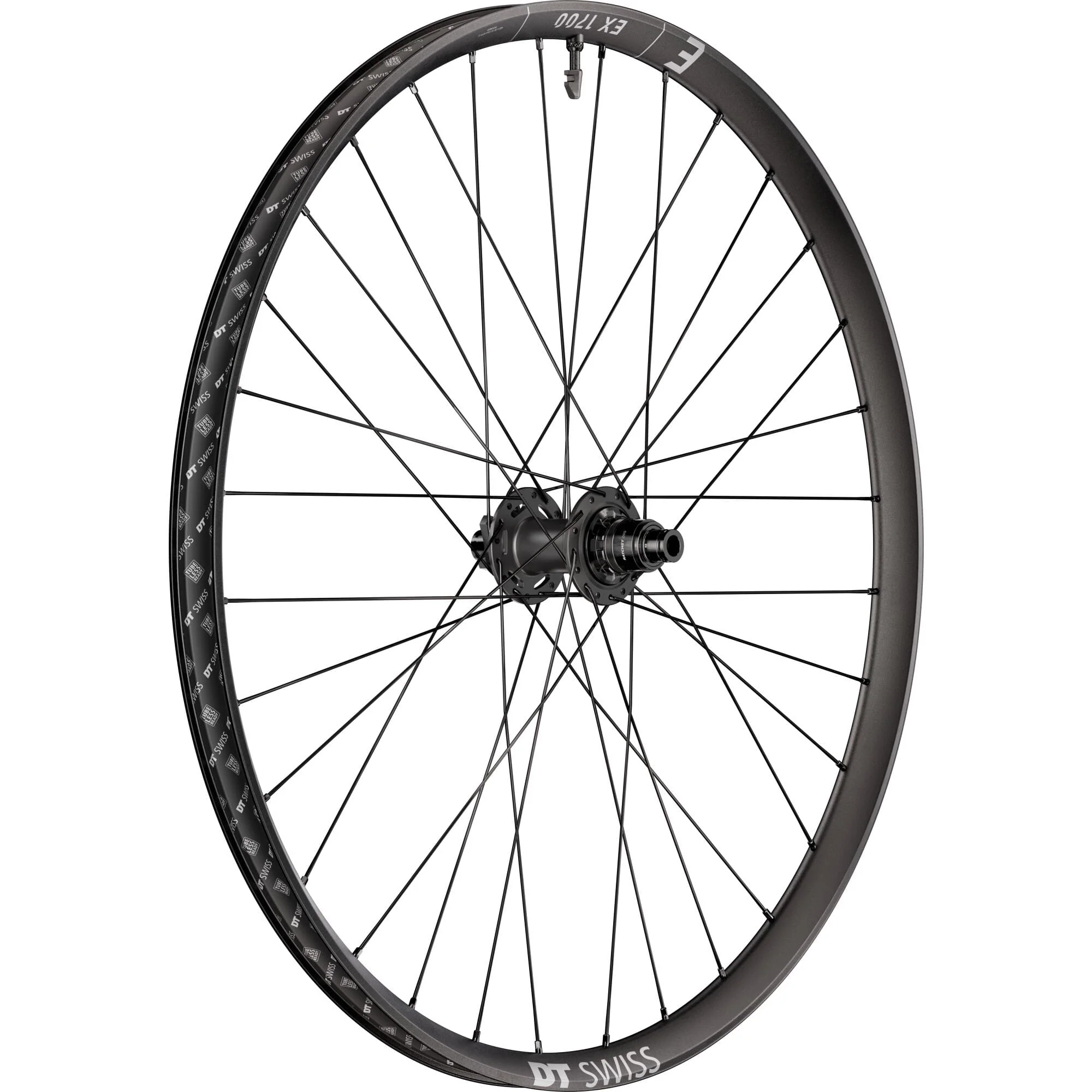 DT Swiss EX 1700 wheel; 30 mm rim; 12 x 148 mm BOOST axle ; 27.5 inch rear Sram XD
