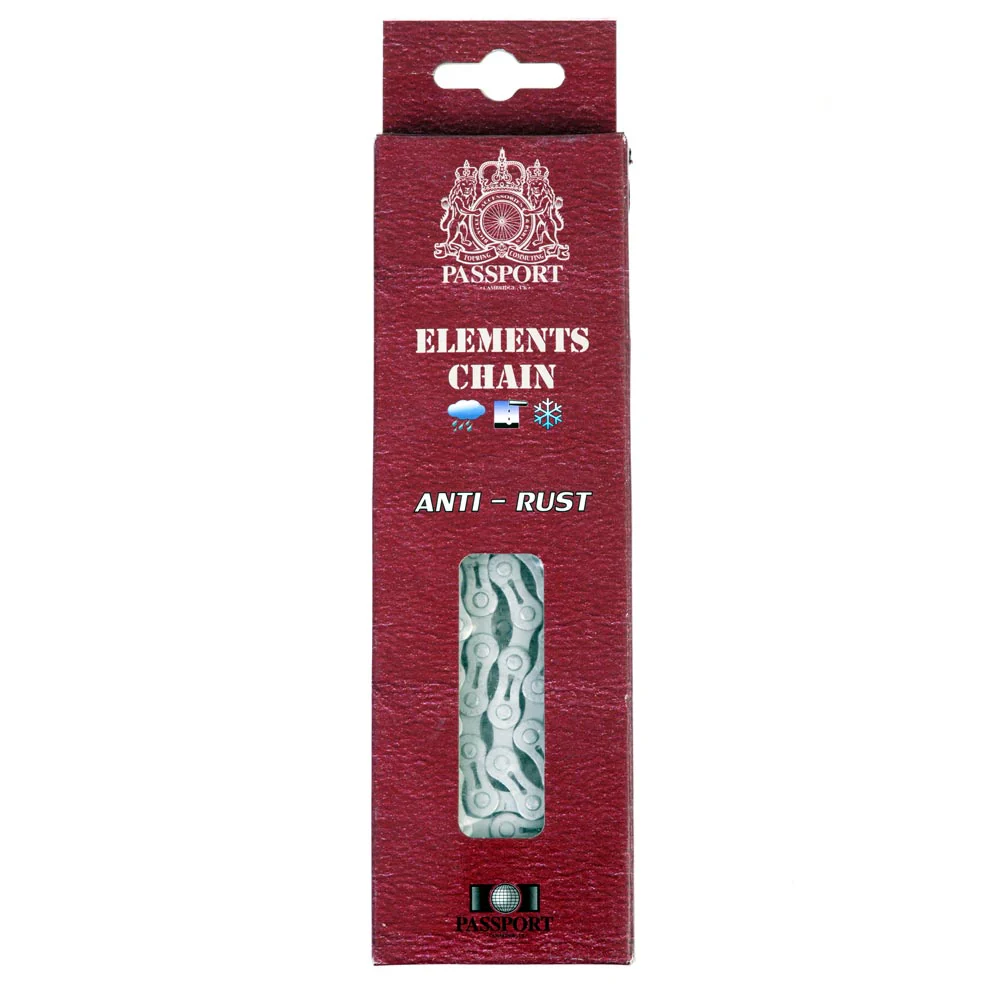 Passport Elements Anti-Rust Chain - Single Speed Silver 1sp - Image 4