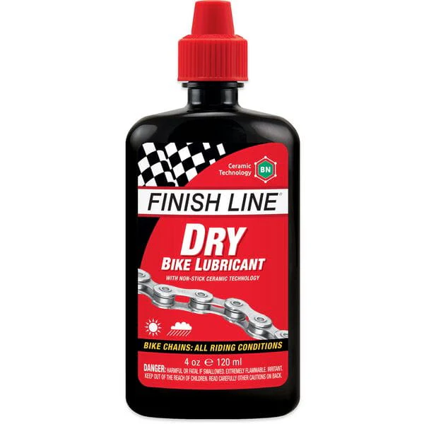 Finish Line Dry Chain Lube (Ceramic Tech) - 4 oz / 120 ml - Box of 12