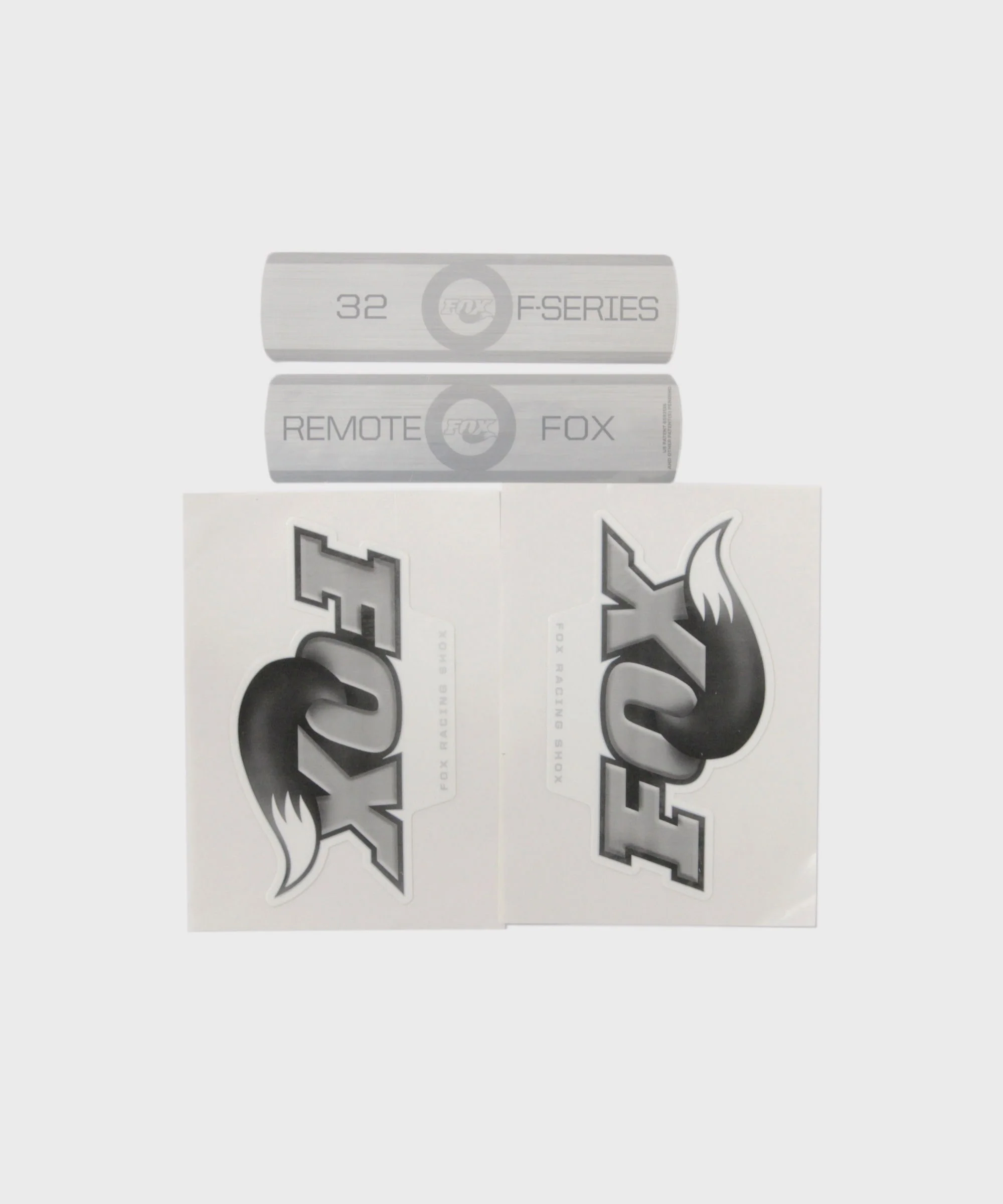 FOX Fork F-S Remote B/W Decal Kit 2010