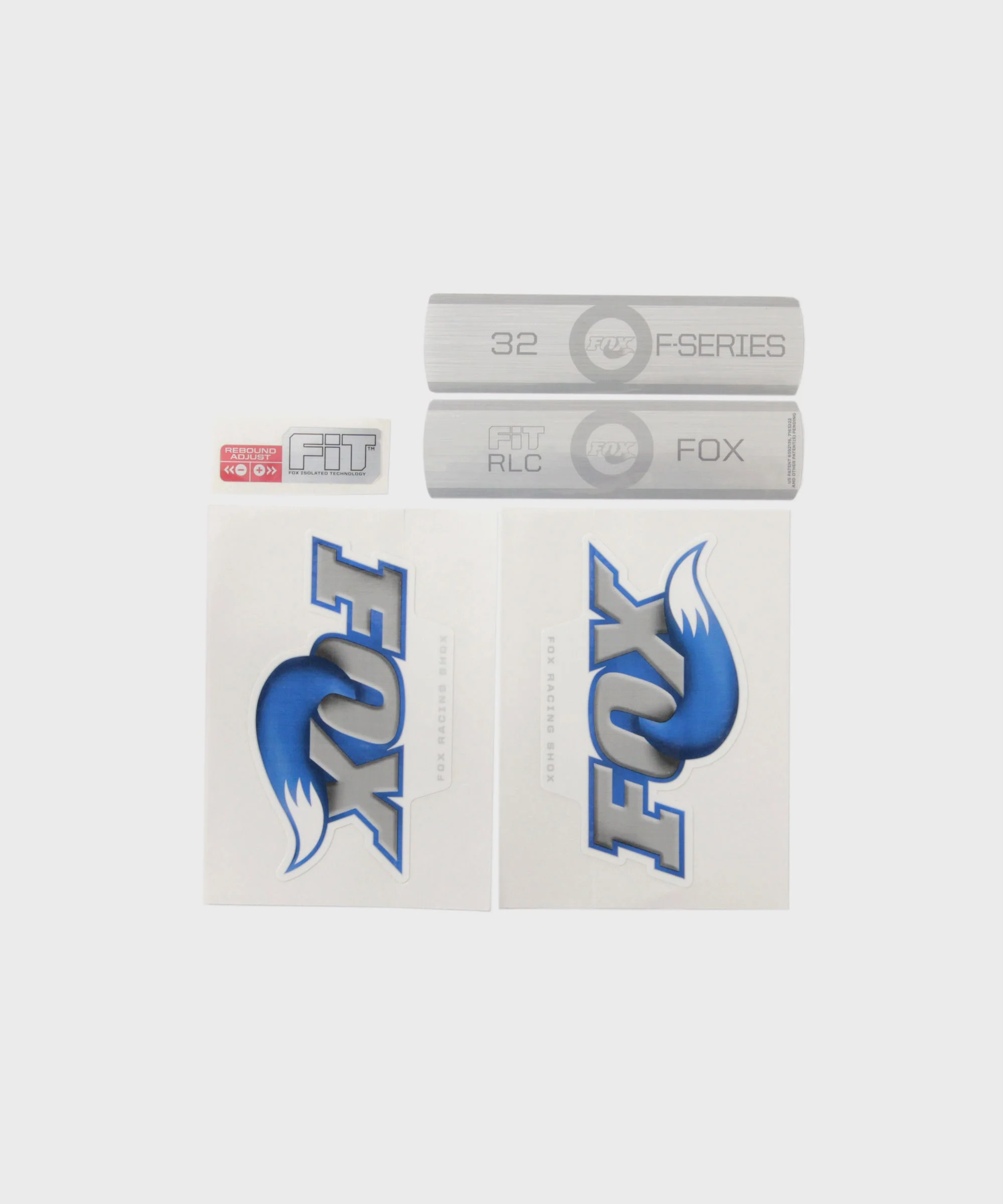 FOX Fork F-S RLC Decal Kit White 2010