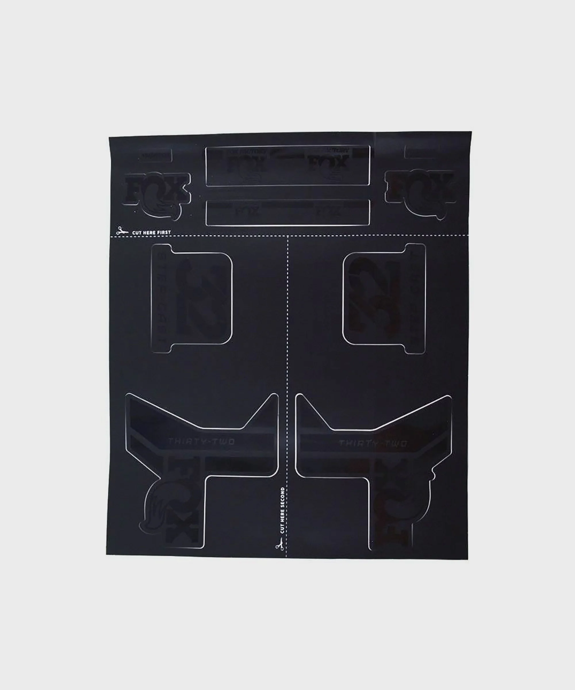 FOX Fork Step-Cast Decal Kit 2017 Stealth