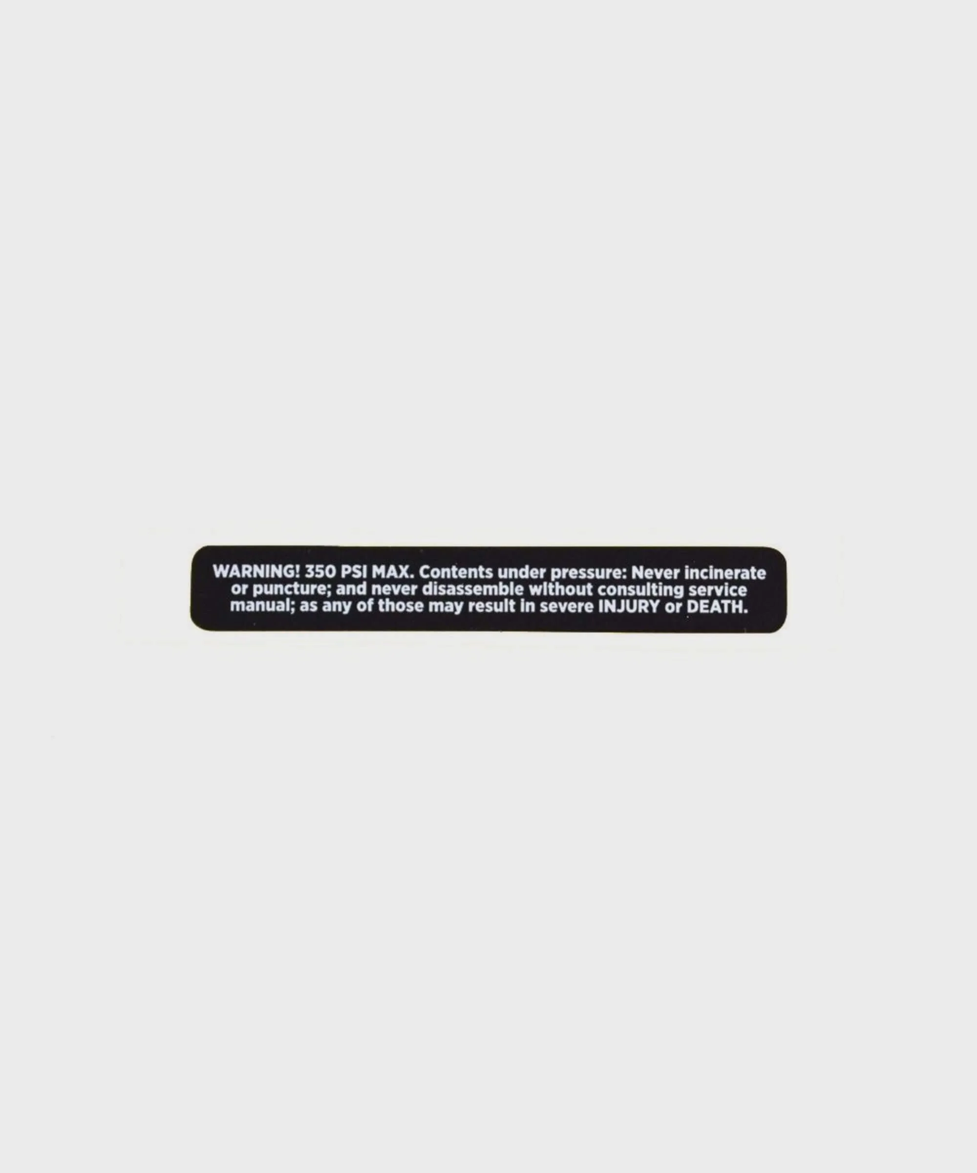 FOX Shock 350PSI Max Eyelet Decal