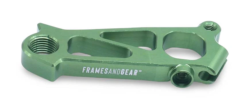 Framesandgear DM DB Derailleur Hanger Scott Dropout 296605 (SH, Green)