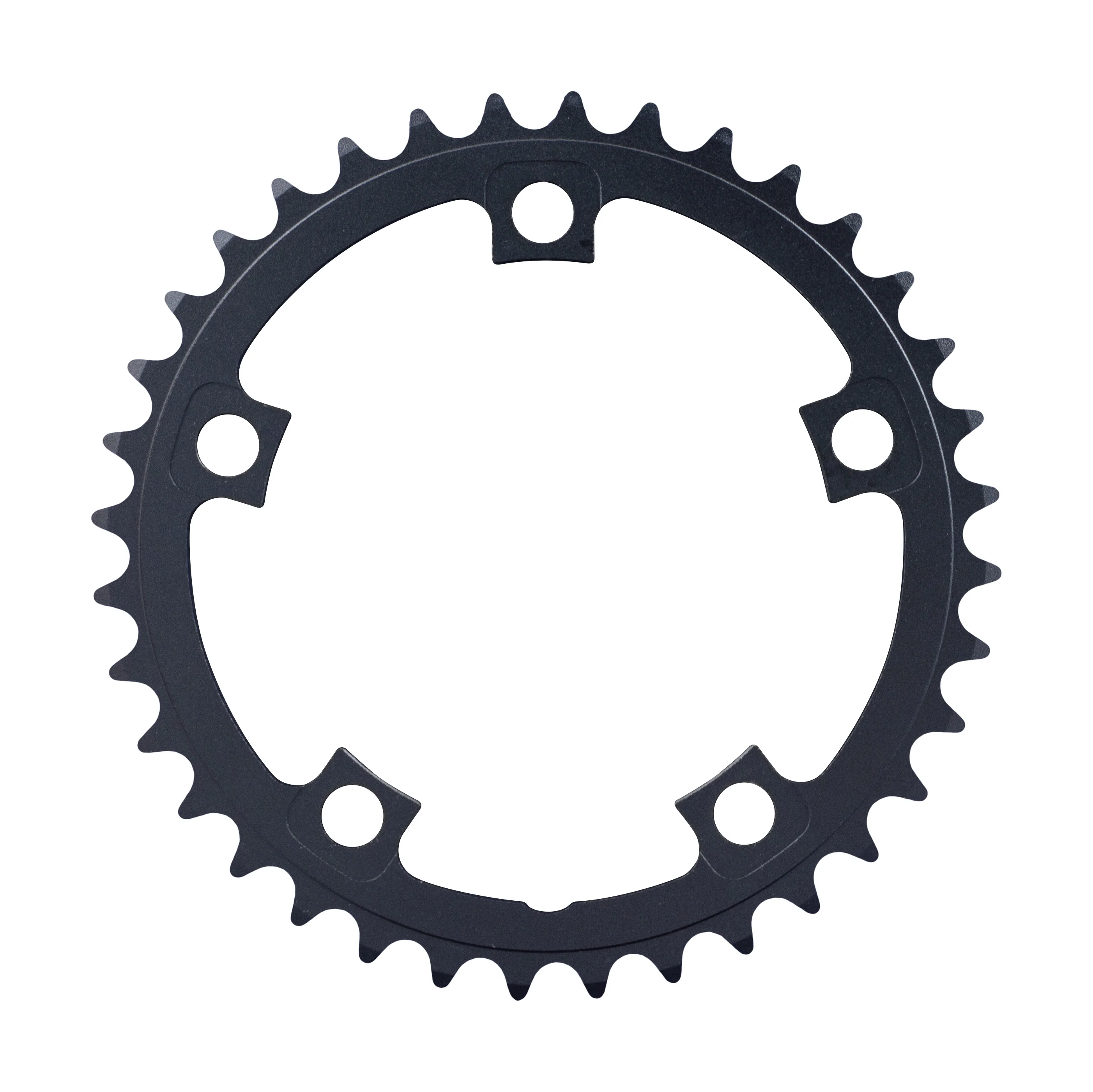 FSA Alloy Road Chainring (2x11, Black, 5h)