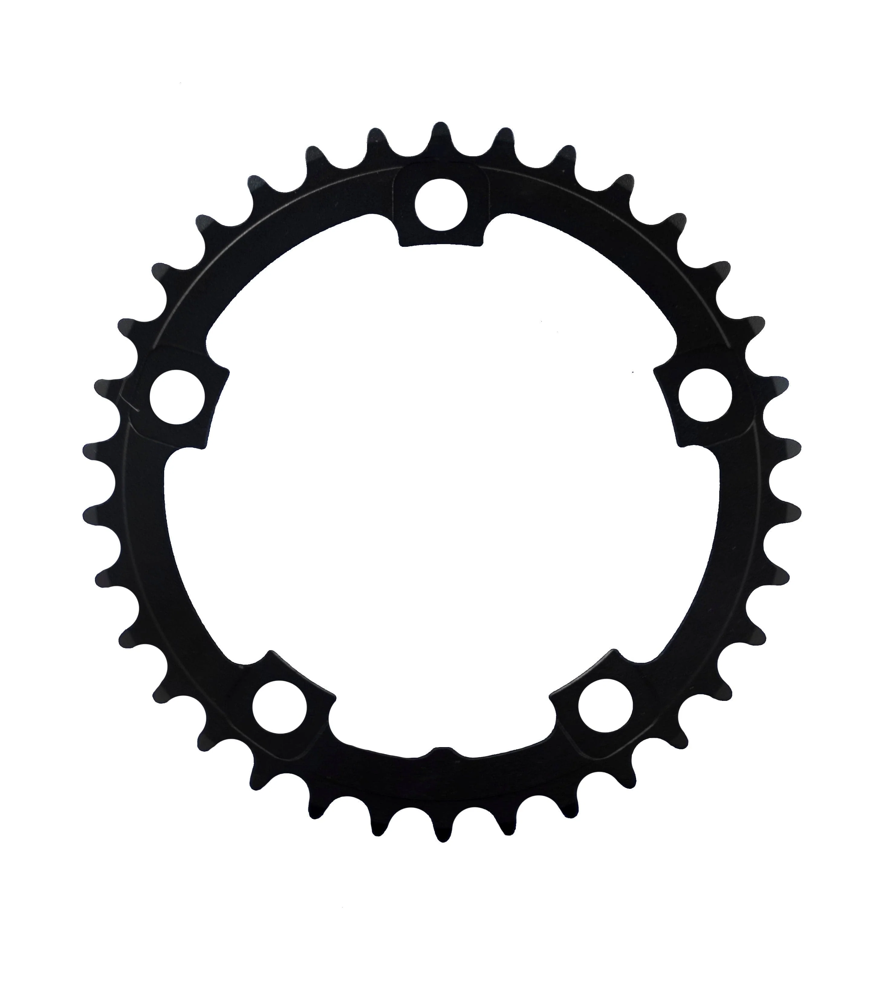 FSA Alloy Road Chainring (2x11, Black, 5h) - Image 3