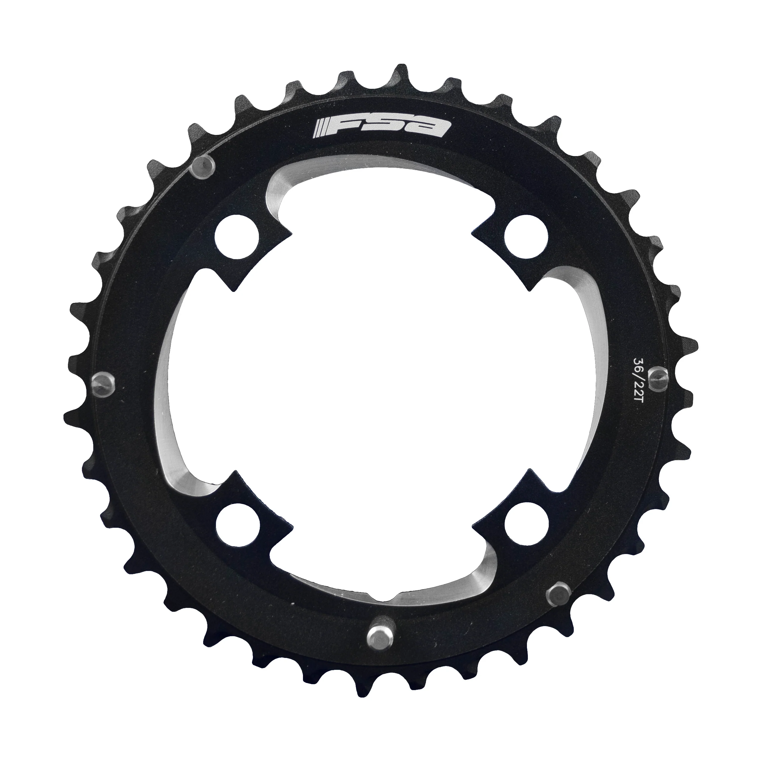 FSA Comet Modular MTB Chainring (2x11, 96x36T(22T), Black, 4h)