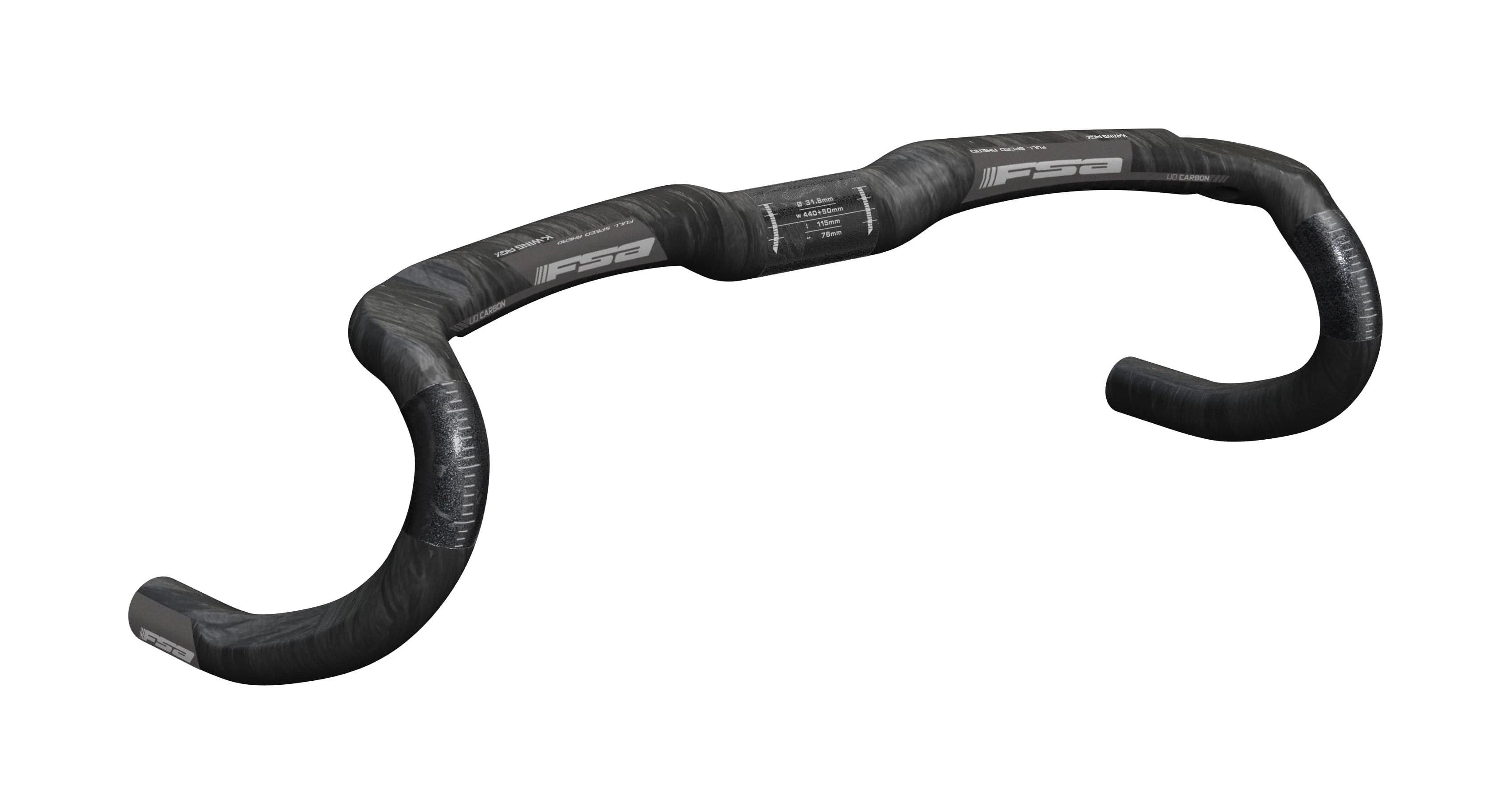 FSA K-wing agx Carbon Compact Drop acr Road Bar - V19 - Image 3