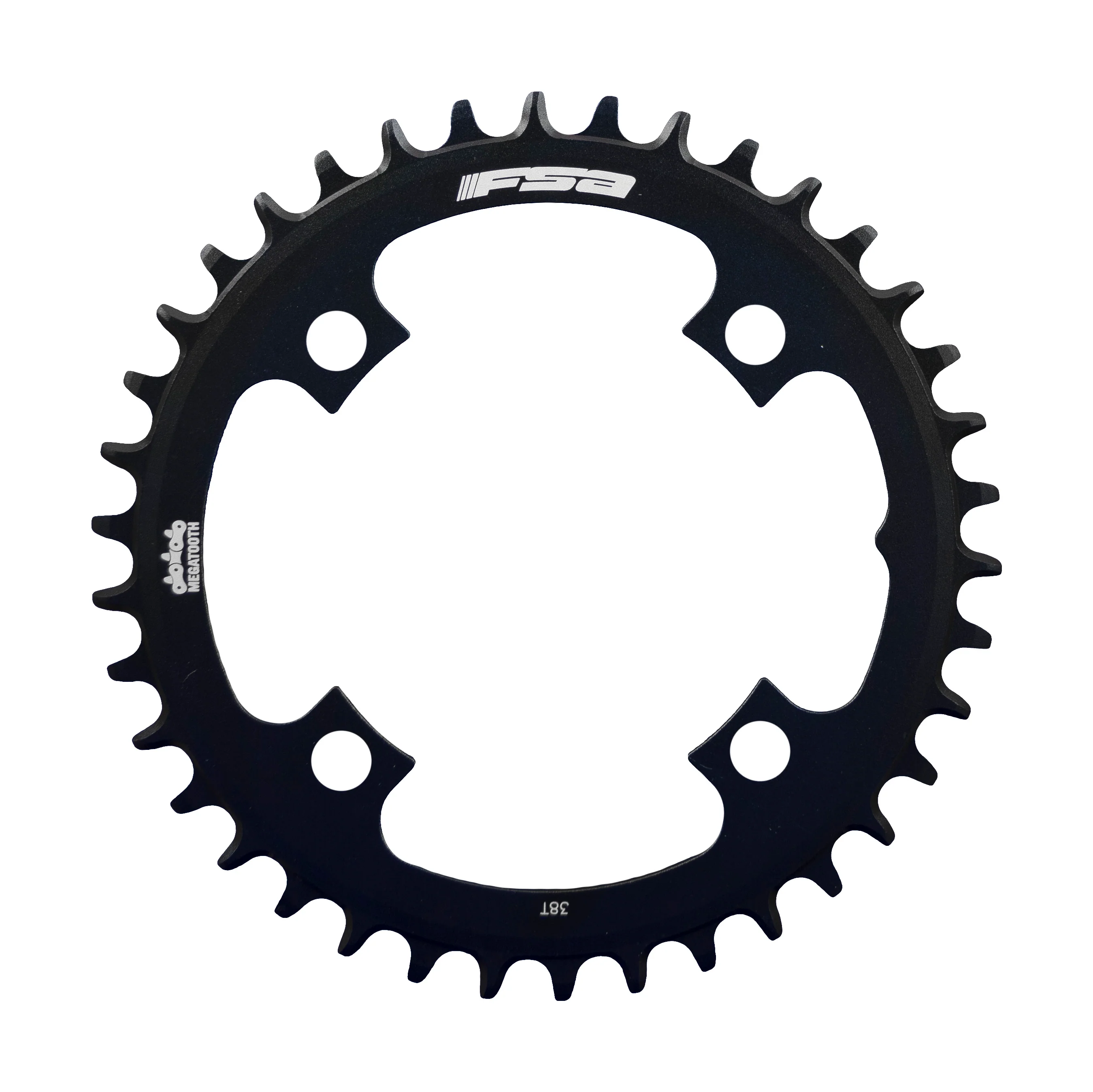 FSA Megatooth MTB Chainring (1x11, 104x48T, Black, 4h)