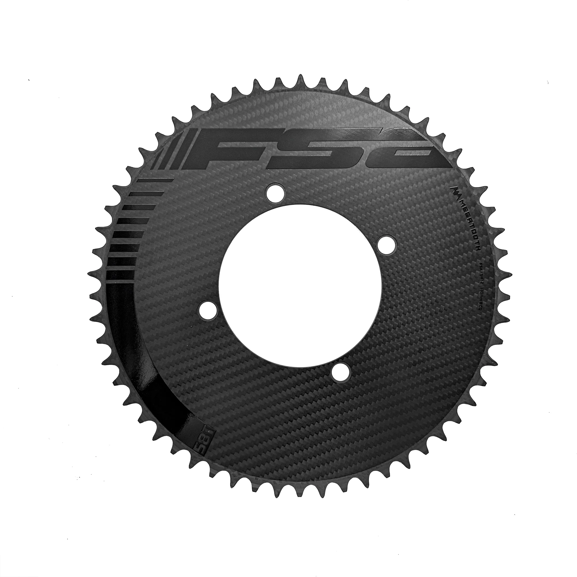 FSA Powerbox Carbon Aero Chainring (110x60T, MT-12s, 1x, WA267)