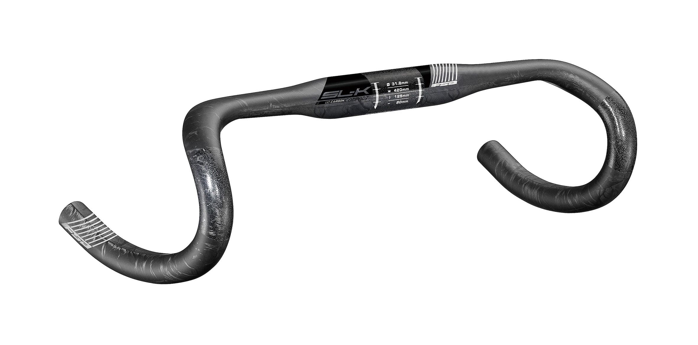 FSA SLK ACR Carbon Compact Bar; V20 - Image 2