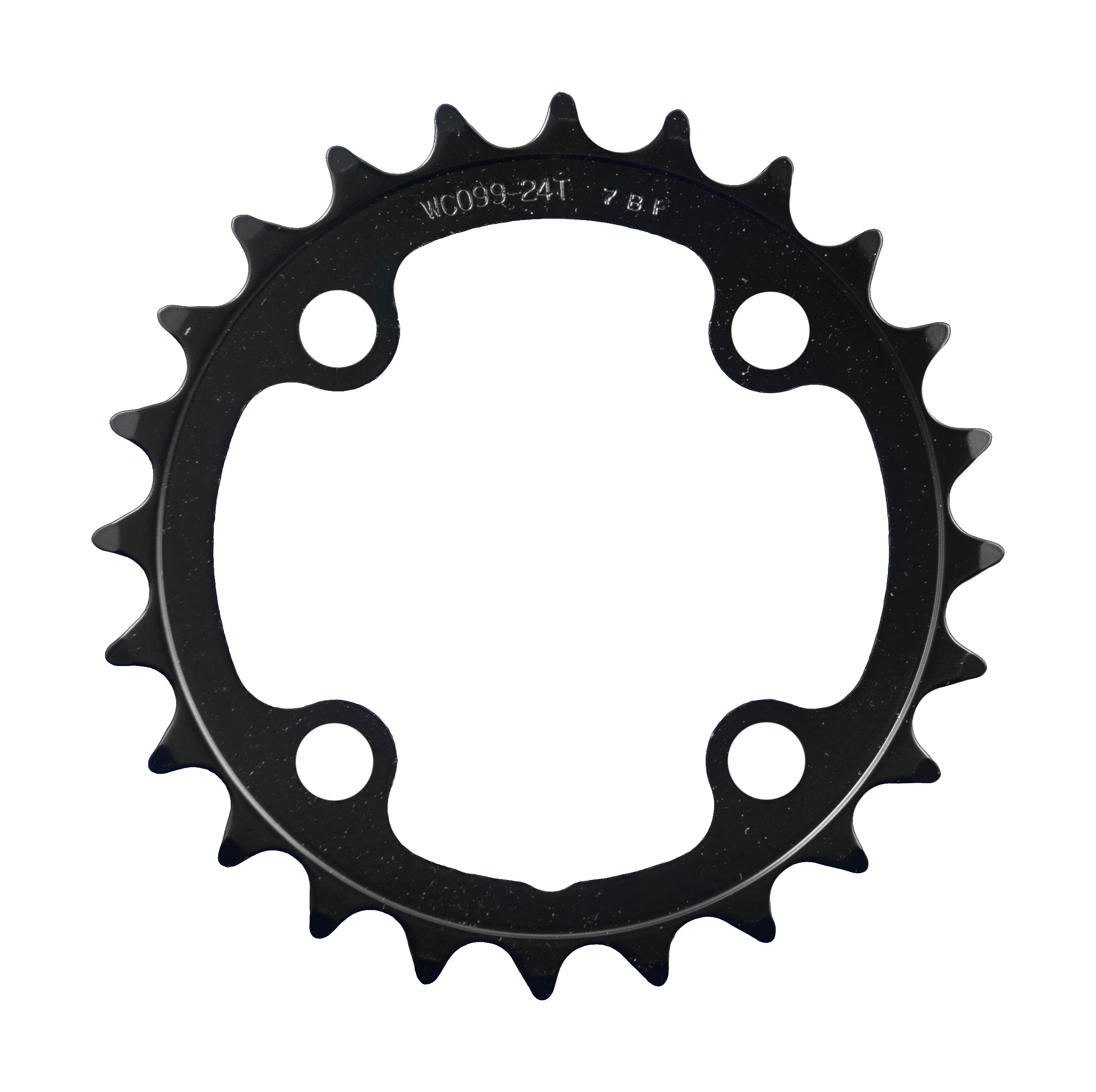 FSA Steel Modular MTB Chainring (2x11, 68x24T, Black, 4h)