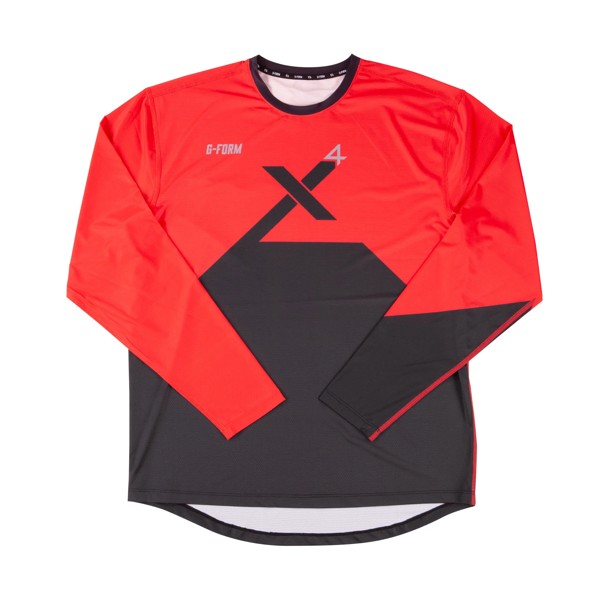 G-Form Pro-X4 L/S Bike Jersey Red/Black S