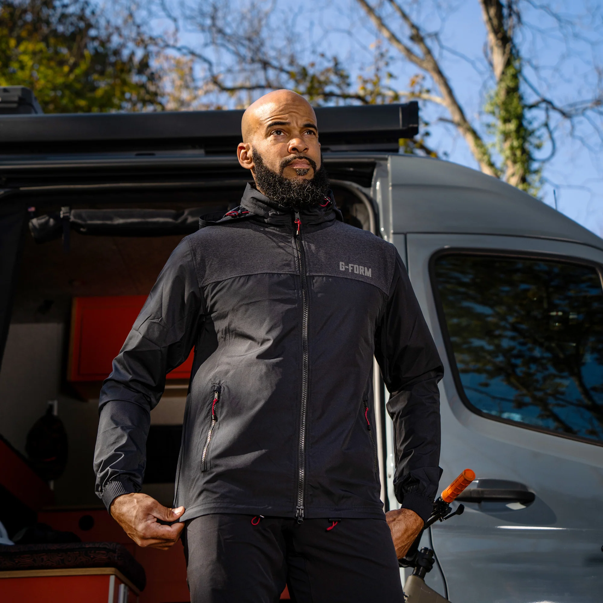 G-Form Tech Jacket Windbreaker Black S - Image 8