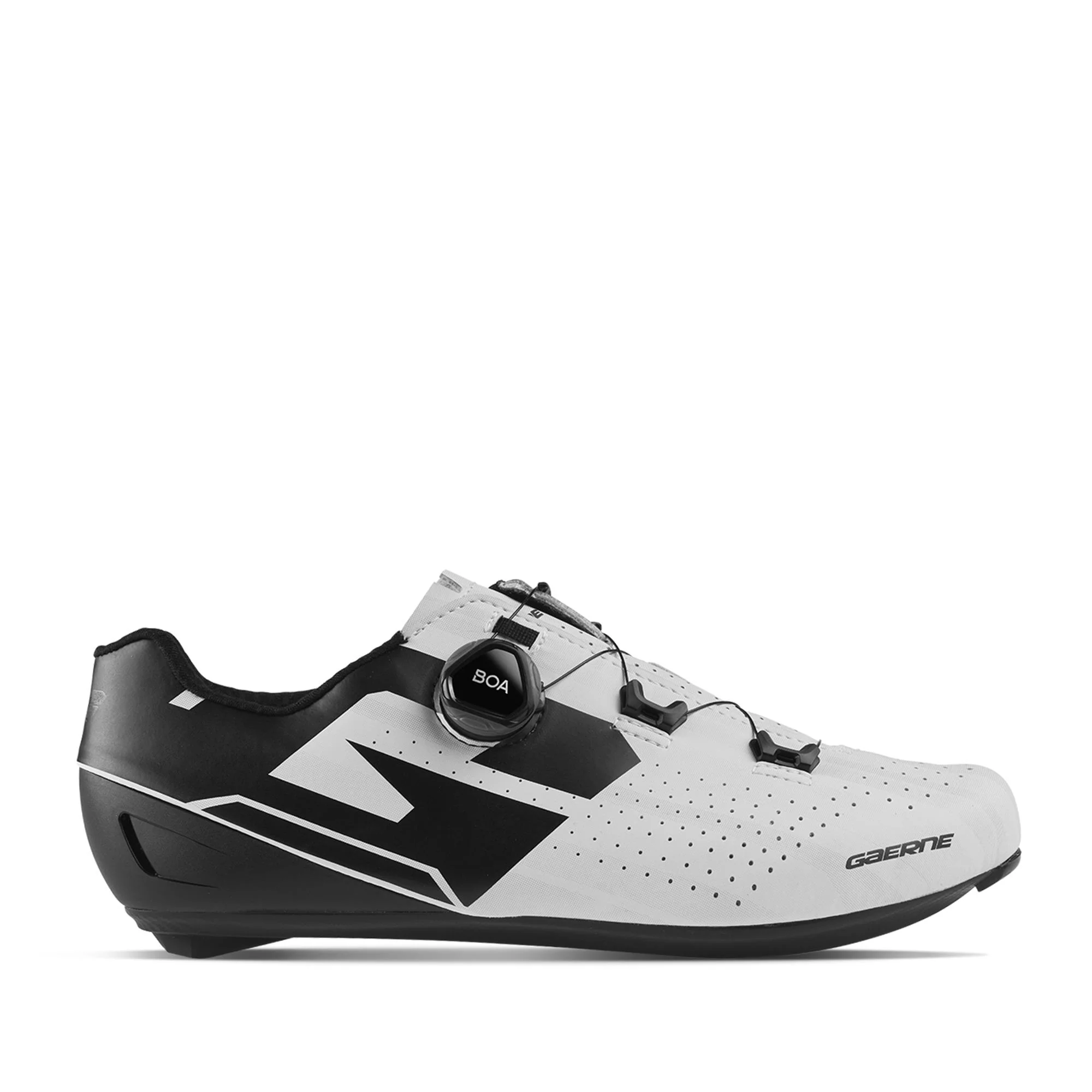 Gaerne Fulgor Cycling Shoes 2026: BLACK/WHITE 42