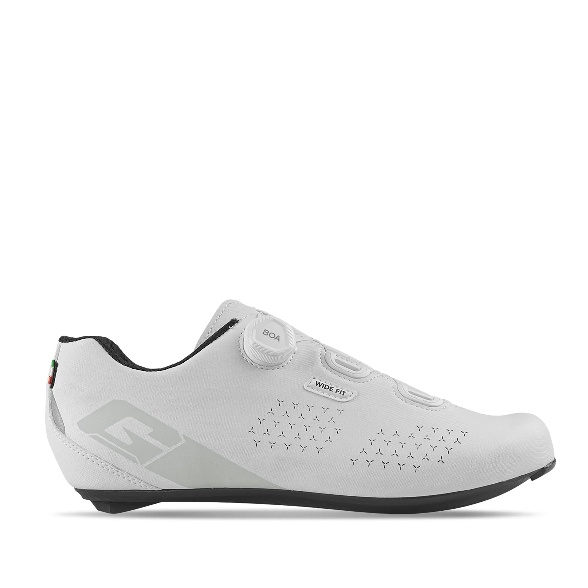 Gaerne Sprint Plus Wide Cycling Shoes 2026: WHITE 46