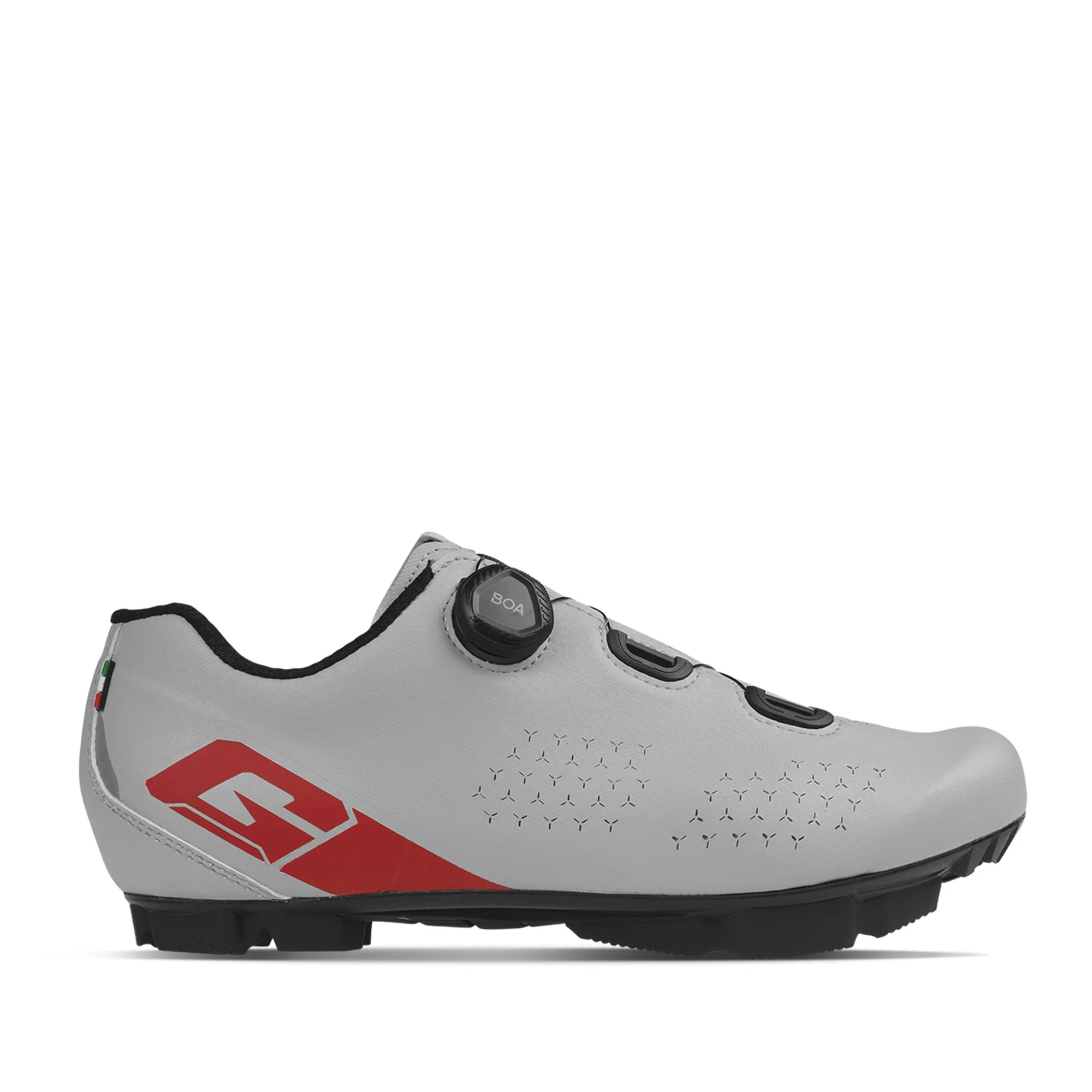 Gaerne Trail Plus MTB Shoes 2026: GREY/RED 45