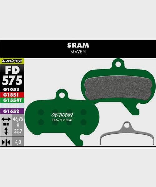 Galfer Pro Bike Disc Brake Pad - SRAM - Maven