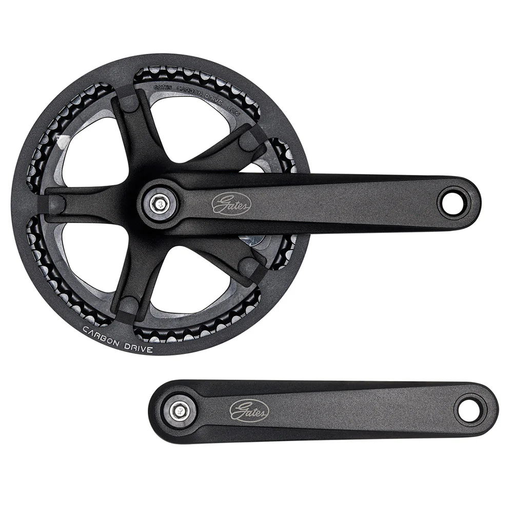 Gates Carbon Drive CDN S250 Crank Set - with Chain Guard Black - Image 2
