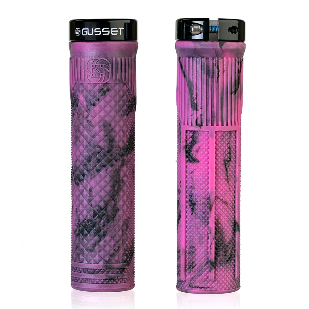 Gusset Grips S2 Lock-On Grips - Extra Soft Black 133mm