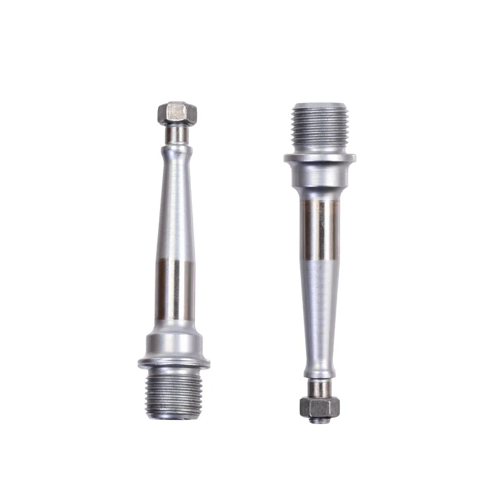 HT Components Pedal Axle Kit 9/16 Silver