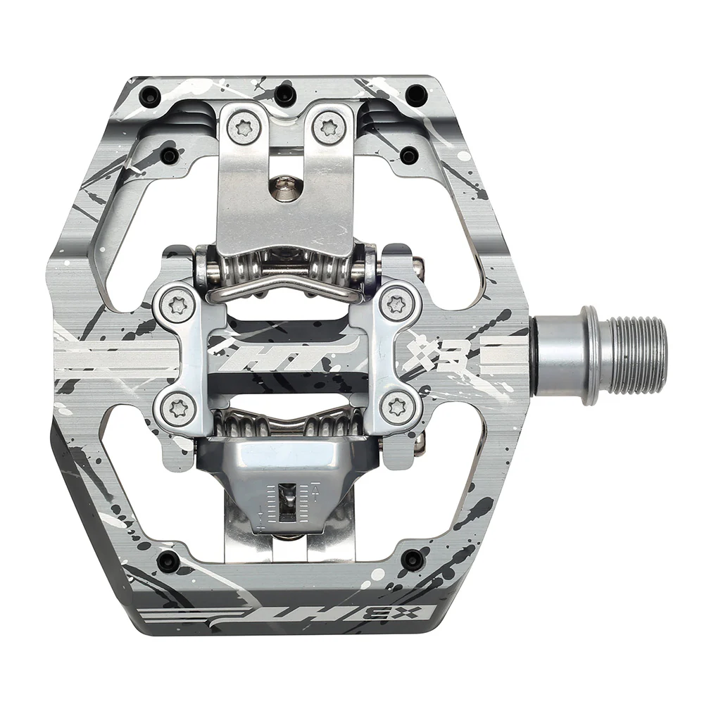 HT Components X-3 Clipless 9/16 Grey Camo
