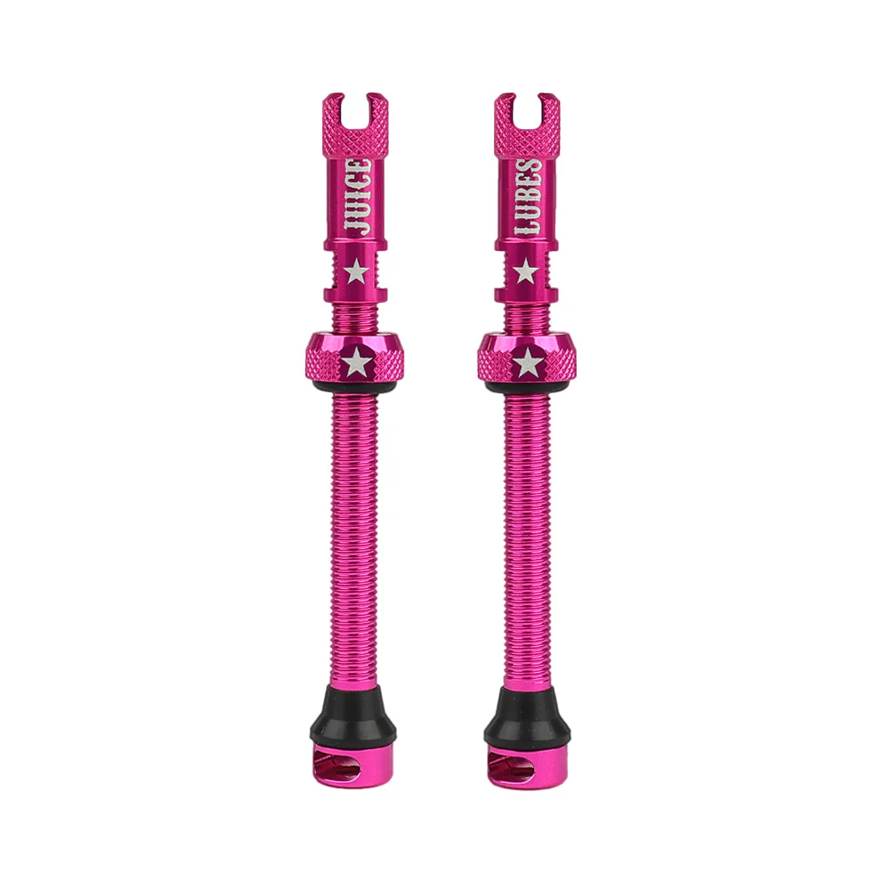 Juice Lubes Tubeless Valves 65mm Pink