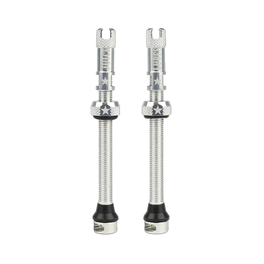 Juice Lubes Tubeless Valves 65mm Silver