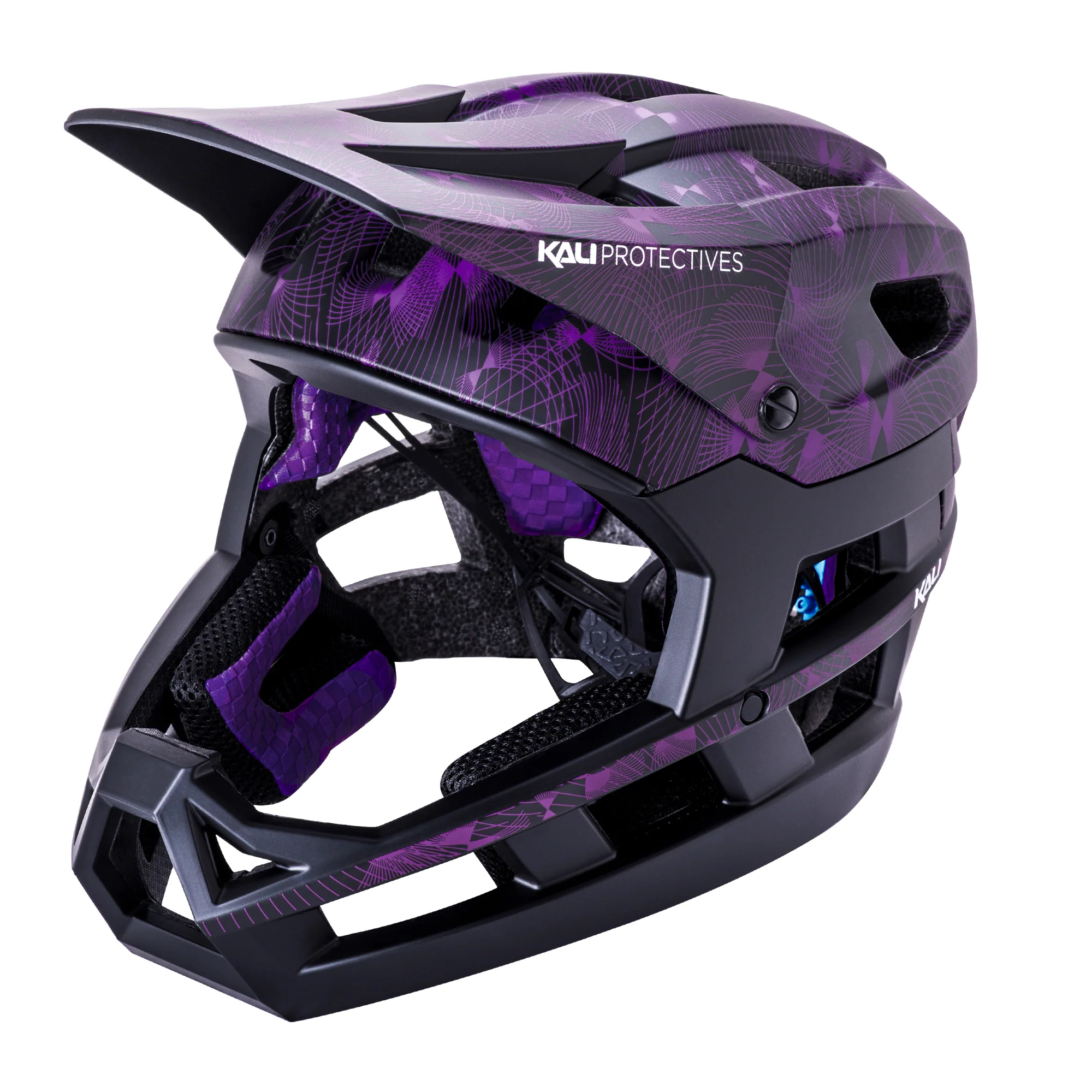 Kali DH Invader Linear Black/Purple XS-M
