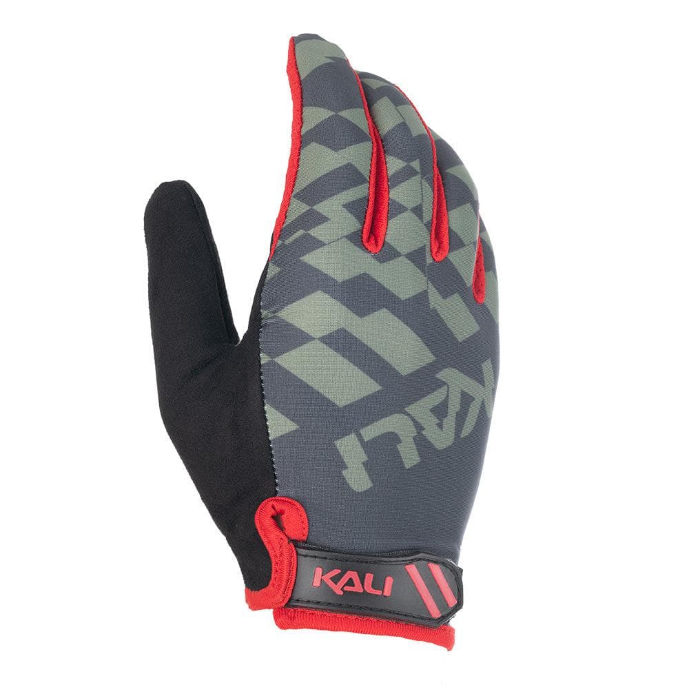Kali Laguna Glove Glitch Moss/Red - Image 7