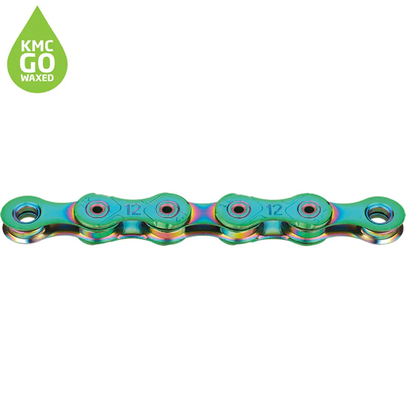 KMC X12L Aurora Light Green Waxed 126L